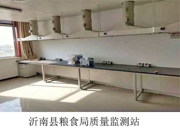 沂南縣糧食質(zhì)量監(jiān)測站實驗臺、通風(fēng)柜、通風(fēng)系統(tǒng)等實驗室家具安裝現(xiàn)場716.jpg
