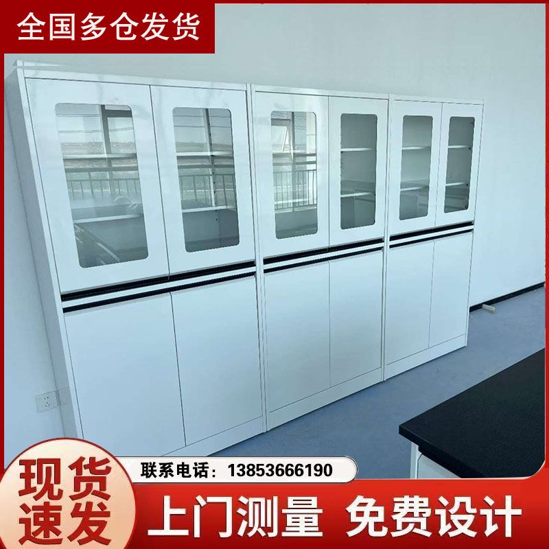山東實驗臺廠家定制全鋼器皿柜邊臺實實驗桌
