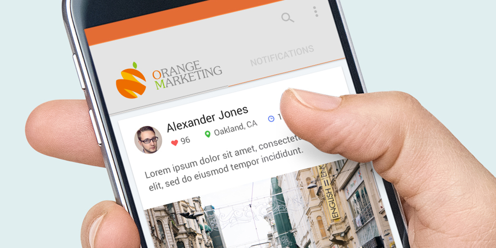 橙子馬克廳媒體平臺(tái)LOGO設(shè)計(jì)應(yīng)用_北京logo設(shè)計(jì)_北京vi設(shè)計(jì)_高瑞品牌